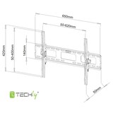 thumbnail of Techly ICA-PLB-131L Techly Wandhalterung LCD TV LED 40"-65" neigbar schwarz