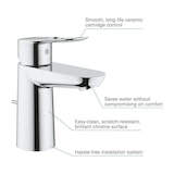 thumbnail of Mitigeur De Lavabo Monocommande Bauloop Taille S - Grohe - 23335000