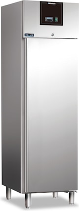 thumbnail of KLIMAITALIA 400 Liter belüfteter Edelst.-Schrank. Abtau auto. LED. Schlüssel/Schloss. T° -2°C/+8°C. Dim. LxWxH 68x71,5x200 cm. SNACK400TN