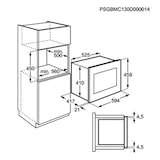 thumbnail of ELECTROLUX Micro-ondes Encastrable 26l 900w Noir/inox kmfe264tex