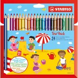 thumbnail of Stabilo Trio Dick Crayons de couleur triangulaires épais 24er Set Mehrfarbig