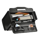 thumbnail of Alassio Pilotenkoffer Leder Trolley Business Aktentasche Aktenkoffer Silvana schwarz 92705