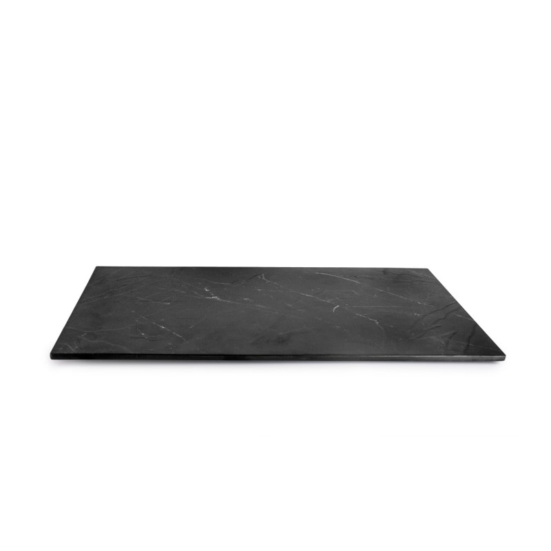 LACOR bandeja mármol black NORD BUFFET melamina 53x16,5 cm GN 2/4 63099
