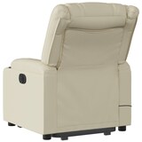 thumbnail of vidaXL Massagesessel mit Aufstehhilfe Elektrisch Creme Kunstleder