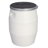 thumbnail of GILAC Fût + genouillère métal + couvercle - 50 L - Blanc G178721