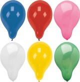 thumbnail of 100 Luftballons rund Ø 25 cm farbig sortiert