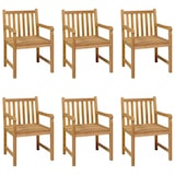 thumbnail of vidaXL Tuineetset teak massief hout 4 : Afmetingen - 7 st.