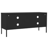 thumbnail of Mueble para TV de acero negro 105x35x50 cm