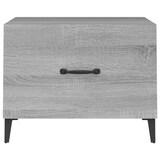 thumbnail of vidaXL Couchtische mit Metallbeinen 2 Stk. Grau Sonoma 50x50x40 cm
