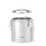 thumbnail of HENDI Isolierter tragbarer Behälter, Kitchen Line, 36L, Silber, ⌀400x(H)500mm