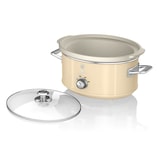 thumbnail of SWAN SF17021CNEU Retro Slow Cooker 3,5L Pentola Rimovibile in Ceramica Antiaderente senza PFOA, Crema, 200W