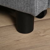 thumbnail of Sofá Cama Individual con Respaldo Reclinable Cojín Asa y Ruedas 69x77x84 cm Gris