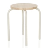 thumbnail of Taburete / taburete ALRANDA metal / MDF blanco / roble hjh LIVING