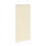 thumbnail of vidaXL Plissee Creme 60x150 cm Stoffbreite 59,4 cm Polyester