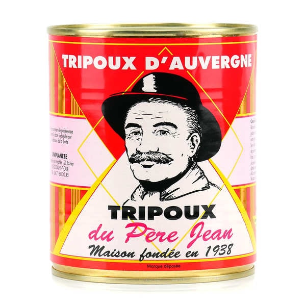8 tripoux d'Auvergne du Père Jean Tripoux de veau à la sauce tomate Conserve de 800g (8 tripoux) Le Père Jean