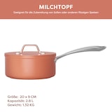 thumbnail of CIARRA Beyond Set di Pentole 2 Pezzi - Padella 26 cm + Pentolino 20 cm Ceramica Arancione VMFPO2620