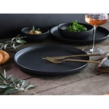 thumbnail of CreaTable Uno Black Tellerset 12-tlg Steinzeug
