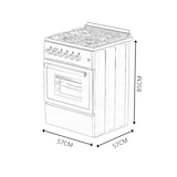 thumbnail of ALPHA Cocina de Gas  VULCANO ELITE-60 Negro Mate