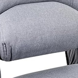 thumbnail of COSTWAY vloerstoel, opvouwbare bondbank met verstelbare rugleuning, hoofdsteun en lendensteun