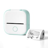 thumbnail of Mini Imprimante Portable Bluetooth Pour Étiquettes Et Photos Rose Blanc + Vert YONIS