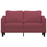thumbnail of vidaXL 2-Sitzer-Sofa Weinrot 140 cm Stoff