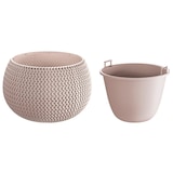thumbnail of WellHome - Conjunto 2 Vasos 2,3L Splofy Ø23,9 cm/u Cor Mocca