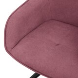 thumbnail of ML-Design – Esszimmerstuhl drehbar Altrosa | Textil Webstoff, 360° Drehstuhl, Armlehnen, Rückenlehne, ergonomischer Loungesessel