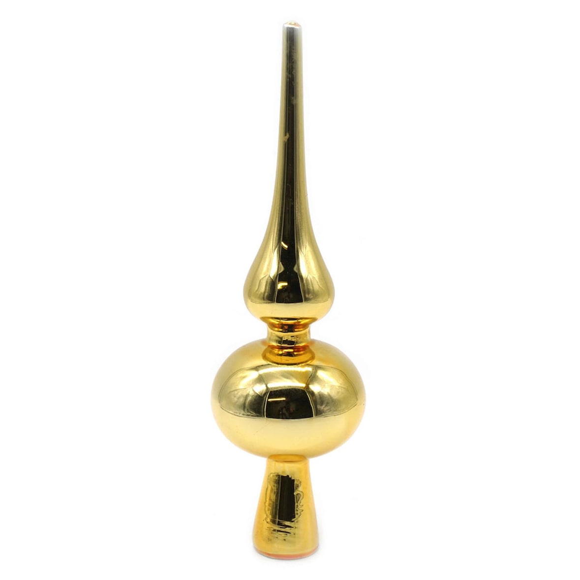 Weihnachtsbaumspitze 20cm Christbaumspitze Tannenbaumspitze Baumschmuck Spitze gold