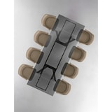 thumbnail of Smokey - Tavolo Allungabile (160 / 240 x 90 cm) in Vetro Nero