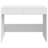 thumbnail of Bureau Blanc 101x50x76,5 cm Aggloméré Modèle Lofty Minimal
