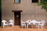 thumbnail of garbar OLOT Mesa Oval Reciclada Exterior 180x90 Arena Desierto