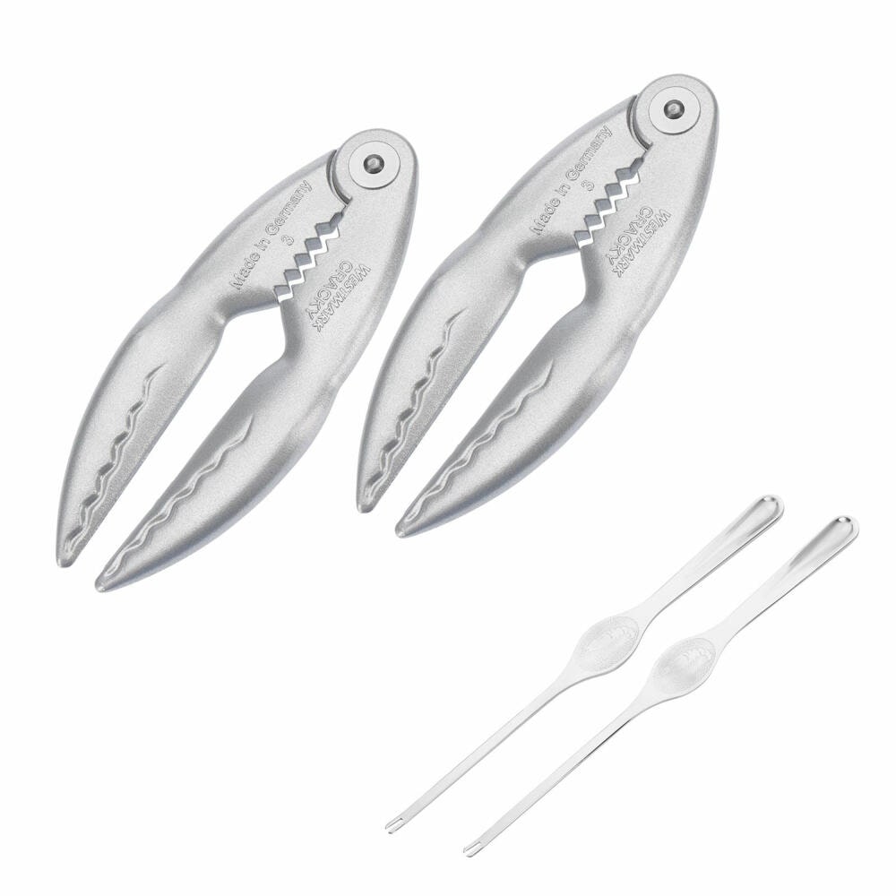 Westmark 2 Hummergabeln +  2 Hummerknacker Cracky, 660022E6