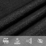 thumbnail of Voile d'ombrage 160 g/m² Noir 3x4 m PEHD Modèle Balcon Boréal