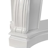 thumbnail of Cornice per camino rivestimento in legno L123xP39xH100 Parigi Bianco