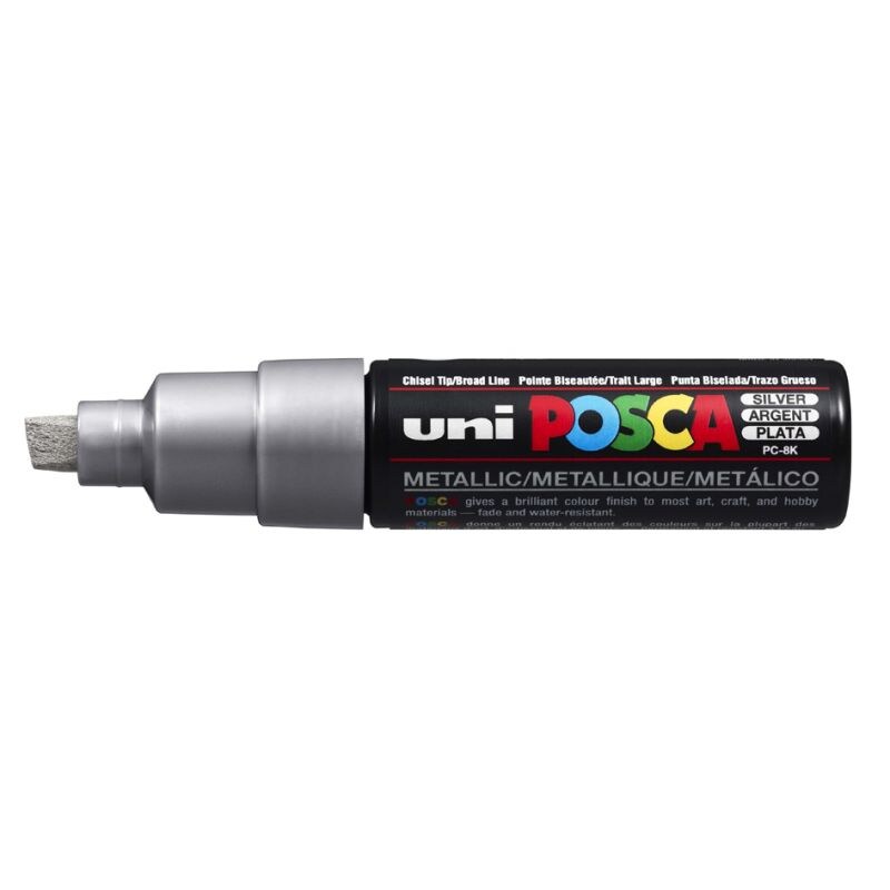 POSCA UNI-BALL Marqueur Pte large biseautée PC8K 8mm Violet
