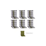 thumbnail of 6er Set - M415/MM20 Tirana Niedriglehner grün - grau kariert