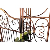 thumbnail of DanDiBo Rosenbogen mit Tür Tor aus Metall 120853 Rundbogen Antik Torbogen Gartentor Rankhilfe Schmiedeeisen