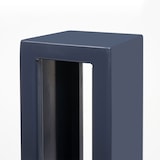 thumbnail of Fahrradbügel HWC-J80, Fahrradständer Anlehnbügel, verzinkter Stahl Outdoor-pulverbeschichtet 87x10x13cm ~ anthrazit