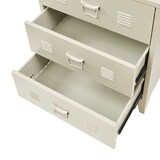 thumbnail of Helloshop26 - Praktische Metallkommode für Eingangsbereich Wohnzimmer oder Schlafzimmer mit 3 Schubladen Stahl 72 x 60 x 40 cm 03_0009302
