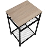 thumbnail of tectake Mesa de apoio York  Madeira Industrial Clara, Carvalho Sonoma