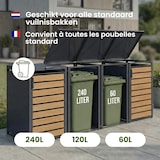 thumbnail of 4gardenz® Kliko Ombouw 4 kliko - Afvalbak-ombouw- Containerombouw Weerbestendig - Houtlook