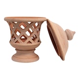 thumbnail of Biscottini Lanterna decorativa per esterno 30x30x46 cm - Lanterna portacandele da giardino - Lanterna in terracotta da terra Made in Italy