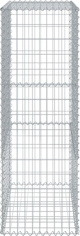 thumbnail of vidaXL Gabione mit Deckel 100x50x150 cm Verzinktes Eisen