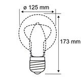 thumbnail of Paulmann LED Globe Filament   E27 230V 470lm 5,6W 2700K dimmbar Opal 28626