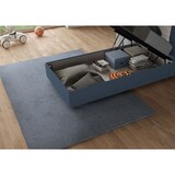 thumbnail of Cama con almacenaje acolchada 80x200 microfibra azul Adele