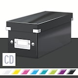 thumbnail of Leitz Click & Store WOW CD Aufbewahrungsbox Polypropylen, Karton Schwarz 14,3 x 35,2 x 13,6 cm