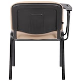 thumbnail of Juego de 4 sillas Ken en tela con mesa plegable Crema