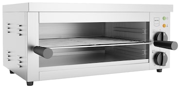 METRO Professional Salamander / Oven GSL1001, roestvrij staal, 61 x 33 x 28 cm, temp.: 50-300°C, 30 min timer, EGO thermostaat, 2500 W, zilver