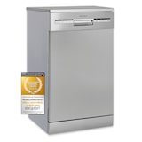 thumbnail of Exquisit Geschirrspüler GSP9109-030E silber | Spülmaschine 45 cm | ECO-Modus | Maßgedecke: 9 | Standgerät