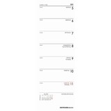 thumbnail of Vormerkbuch 718 10,5x29,7cm 1 Woche/1 Seite Recycling 2025